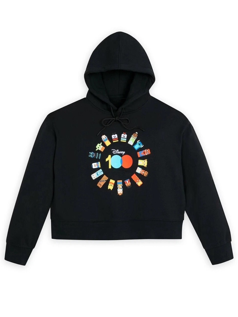 Disney Black 100 Anniversary Graphic Pullover Hoodie